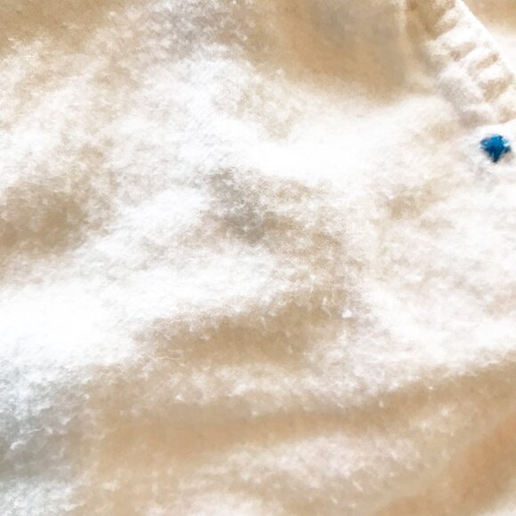 LOU & GREY White Linen Blend Stitching Detail Shorts Womens Large - Picture 7 of 10